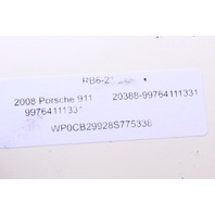2008 Porsche 911 997 Speedometer Instrument Cluster 99764111331 OEM