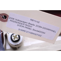 2006 2007 2008 2009 2010 Volkswagen Beetle Convertible Door Panel Right OEM