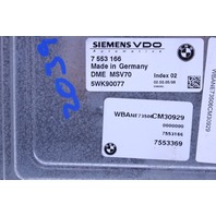 2006 2007 BMW 525i 530i 3.0 Engine Computer Module ECU ECM DME 7553166 Stock#20397 OEM