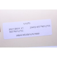 2001-2005 BMW 330i M3 X5 SRS Control Module 65776912755 OEM