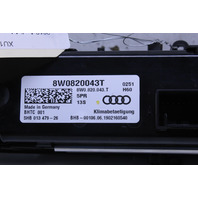 2017-2019 Audi A4 Climate Temperature Control Panel OEM