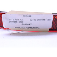 2019 Audi A4 Rear Bumper Light Lamp Reflector Left Driver 8W0945105D OEM