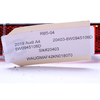 2019 Audi A4 Rear Bumper Light Lamp Reflector Right 8W0945106D OEM