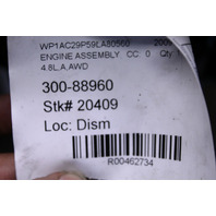 2009 2010 Porsche Cayenne 4.8 Turbo Engine Motor 165K Miles OEM