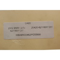 2002 BMW 325ci Speedometer Speedo Instrument Cluster OEM