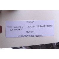 2006 Porsche 911 997 Brake Rotor Left Front Driver 99635140903 OEM
