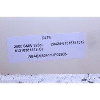 2000 BMW 323ci 328ci Front Power Window Switch Right - 61318381512 OEM