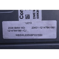 2008 BMW M3 Engine Computer Module ECU ECM DME 7841981 OEM