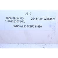 2008-2013 BMW M3 Right Front Lower Control Arm Forward 31102283576 OEM