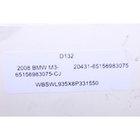 2008 BMW M3 Amplifier Cooling Fan - 65156983075 OEM