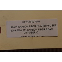 2008 BMW M3 Rear Bumper Diffuser Carbon Fiber Stock#20431 OEM