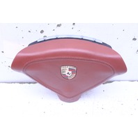 2000-2004 Porsche 911 996 Boxster Leather Steering Wheel Airbag Red OEM