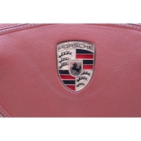 2000-2004 Porsche 911 996 Boxster Leather Steering Wheel Airbag Red OEM