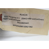 1999-2004 Porsche 911 996 C4S Coil Over Struts Shocks H&R OEM