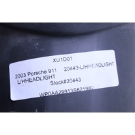 2002-2004 Porsche 911 996 Left Halogen Headlight 99663105550 OEM