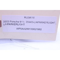 2003 Porsche 911 996 Driver Left Side Marker Light Clear Stock#20443 OEM