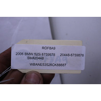 2004-2010 BMW 528i 535i 550i Suspension Plate Bracket 31116759878 OEM