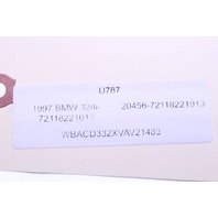 1995 1996 1997 1998 BMW 328i M3 E36 Front Seat Belt Buckle Left Driver - 72118221013 OEM