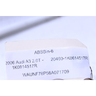 2006 2007 2008 Audi A3 Anti Lock Brake ABS Pump 1K0614517R OEM