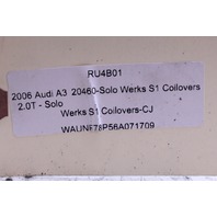 Volkswagen Jetta GTI Audi A3 MK5 MK6 Solo Werks S1 Coilover Struts Springs Strut OEM