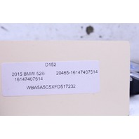 2015 BMW 528i Fuel Pump Control Module 16147407514 OEM