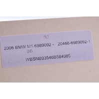 2006 BMW M5 PDC Parking Distance Sensor 6989092 OEM