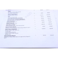 2006 2007 2008 BMW M5 Dinmann Carbon Fiber Dash Door Console Has Some Defect OEM