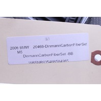 2006 2007 2008 BMW M5 Dinmann Carbon Fiber Dash Door Console Has Some Defect OEM