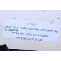 2006 BMW M5 Engine Wire Harness Wiring Loom Stock#20468