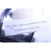2006 BMW M5 Headlight Washer Cap Pair Set OEM