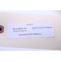 2011-2017 BMW X3 X4 Front Door Latch Right - 51217318416 OEM