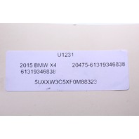 BMW X3 528i 535i 550i X3 X4 Headlight Lamp Control Switch OEM