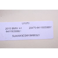 2015 2016 2017 BMW X3 X4 F25 F26 Audio Climate Temperature Control Panel OEM