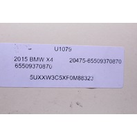 2015 BMW X4 F26 Navigation Nav GPS Display Screen 9370870 OEM