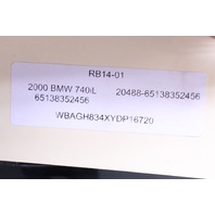 2000 BMW 740iL E38 Right Door Speaker 8352456 OEM