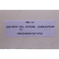 2000 BMW 740iL E38 Turn Signal Light Lamp Left 8376396 OEM