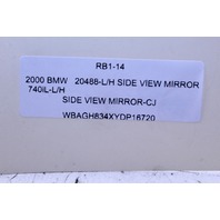 1999 2000 2001 BMW 740i E38 Door Mirror Left Side View OEM