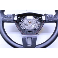 2010 Volkswagen CC 3 Spoke Leather Steering Wheel 3C8419091BC OEM