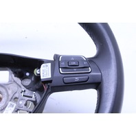 2010 Volkswagen CC 3 Spoke Leather Steering Wheel 3C8419091BC OEM