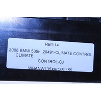 2008 BMW 528i Climate Temperature Control Panel OEM