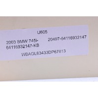 2003 BMW 745i Climate Temperature Control Panel OEM