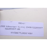 2008 Volkswagen Touareg 3.6 Alternator Mount Bracket 022260087F