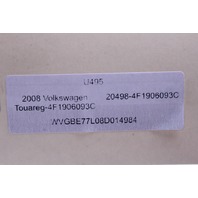 2008 Volkswagen Touareg Fuel Delivery Control Module 4F1906093C OEM