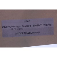 2008 Volkswagen Touareg Fuel Pump Feed Unit Right 7L8919087C OEM