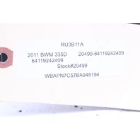 2011 BMW 335d Climate Temperature Control Panel OEM