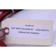 2007 BMW 530i Positive Battery Cable 6908745 OEM