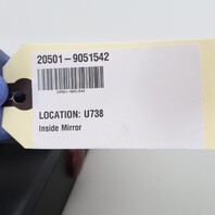2008 BMW 528i Interior Rear View Mirror 9051542 Stock#20501 OEM