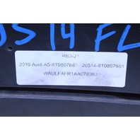 2008 2009 2010 2011 2012 Audi A5 Bumper Fog Light Grille Left 8T0807681B OEM
