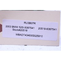 2001 2002 2003 BMW X5 525i 530i E39 Trunk Fuse Relay Box 8387541 OEM