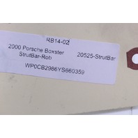 1997-2004 Porsche Boxster Rear Strut Brace Bar Unknown Manufacturer OEM